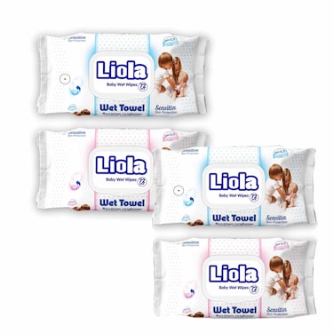 LIOLA BABY WET WIPES 72SX4 CT