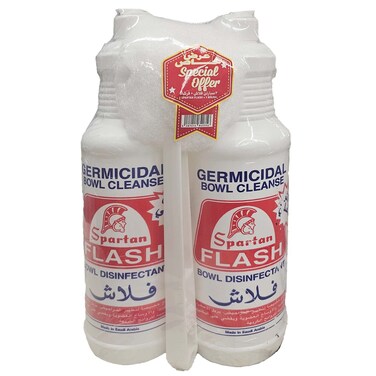 SPARTAN FLASH CLEANER 1LTR 2P+BRUSH