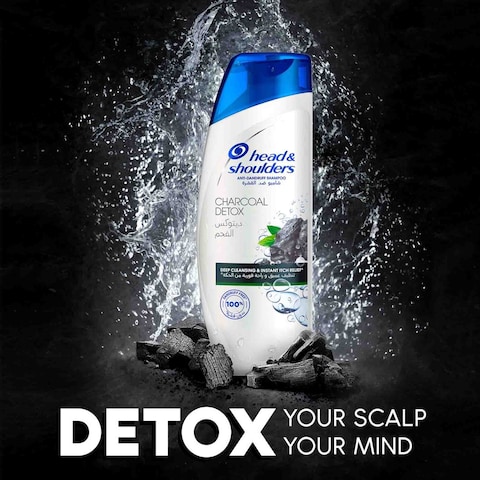 Head &amp; Shoulders Charcoal Detox Anti-Dandruff Shampoo 700ml+400ml