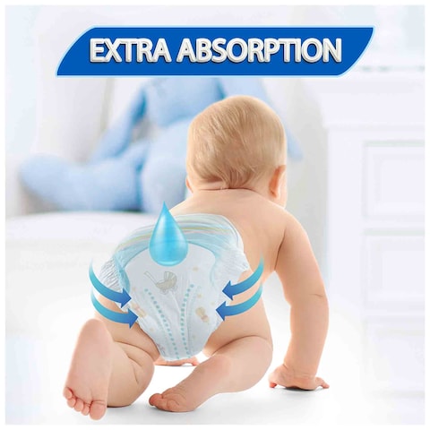 Sanita Bambi Diaper Size 6, XXL, 52 Count