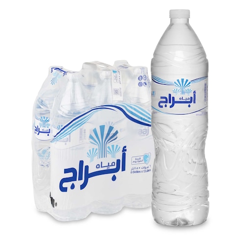 6Xابراج مياه 1.5لتر