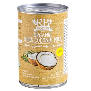 RB FOODS ORGANIC COCONUT MILK 400ML