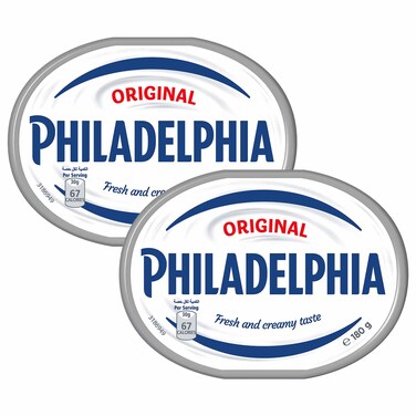 Philadelphia Original Cream Cheese 180gx2 @10%