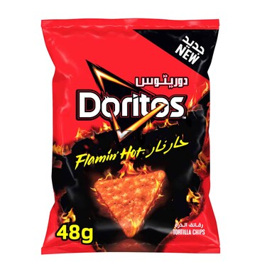 Doritos Flamin Hot Tortilla Chips 48g