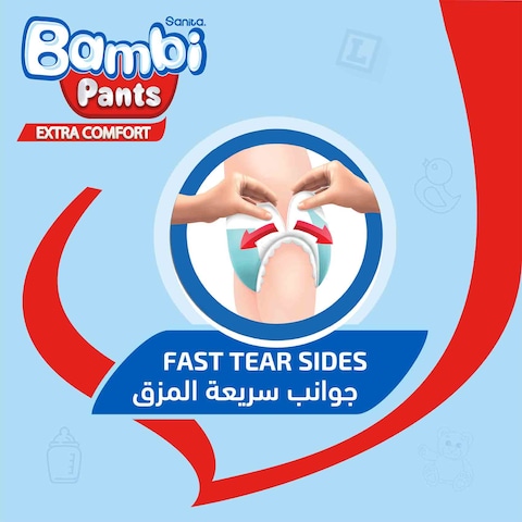 BAMBI PANTS DIAPER KIDS L 4 100&#39;S