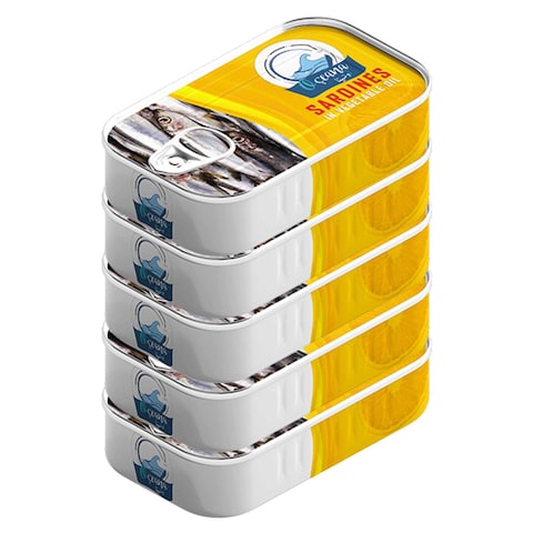 OCEANA SARDINE IN VEG OIL 125GX5@SP