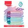 MAPED HIGLIGHTER PASTEL GLITTER 4C