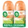 Air Wick Automatic Air Freshener Spray Refill, Sparkling Citrus Scent, 250ml x2