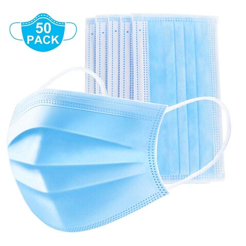 SPARKLE DISPOSABLE FACE MASK BLACK