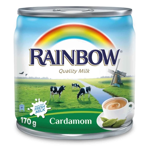 Rainbow Milk Evaporation Cardamom Convenience 170g X6