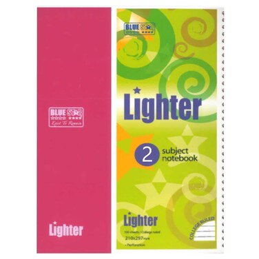 Blue Star Notebook 2 Subject-120S-2