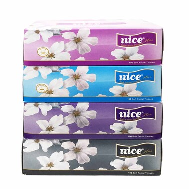 NICE FACIAL TISSUE 150'S 19X21CM X8