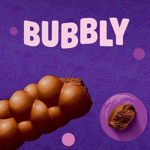 Cadbury Dairy Milk Bubbly Milk Chocolate Sharing Pack 168G