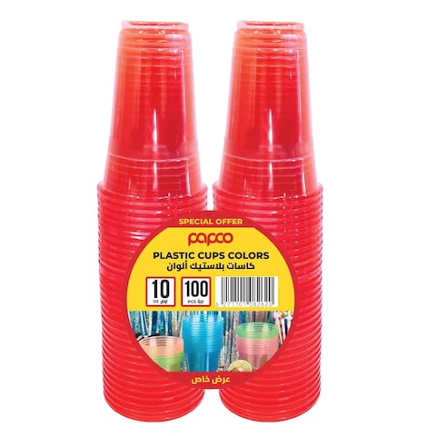 PAPCO PLATIC CUPS 10 OZ 50X2 PCS