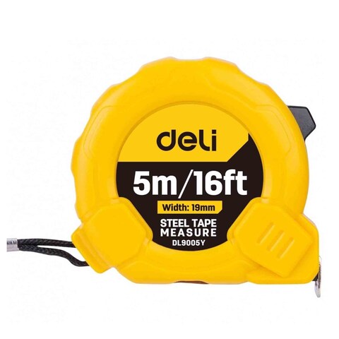 DELI MEASURING TAPE 5MX19MM