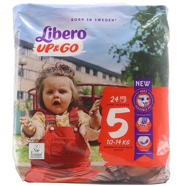 Libero Up &amp; Go Pants Diapers S5 - 24 Pcs