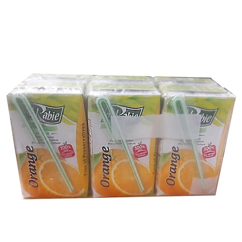 AL Rabie Orange Juice 250ml x Pack of 6