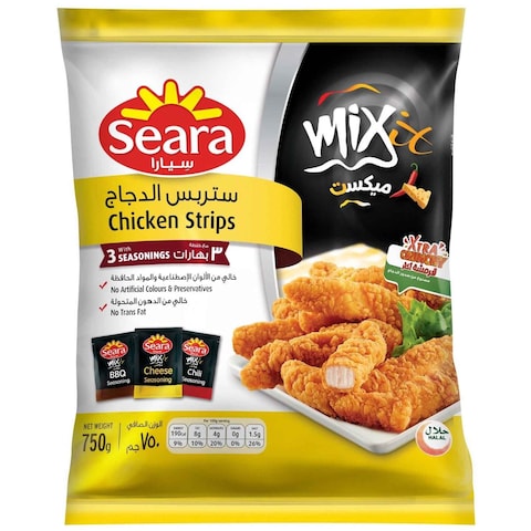 Seara Chicken Strips With 3 Seasoning 750g