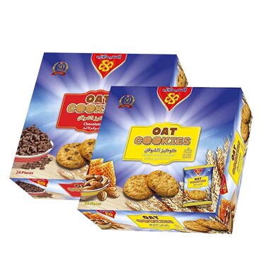 Al-Seedawi Oat Cookies Assorted 2 x 24's