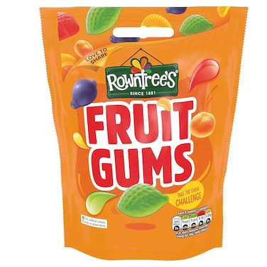 ROWNTREES FRUIT GUMS POUCH 120G