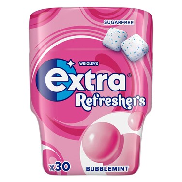 Wrigley's Extra Refreshers Sugar Free Bubblemint Chewing Gum 67g