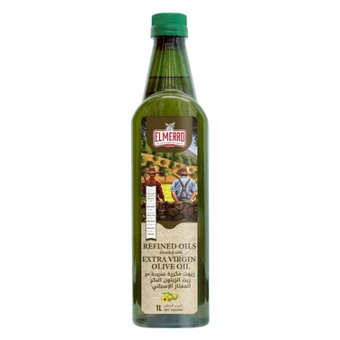 Elmerro Refined Oil Blended With Extra Virgin Olive Oil 1L