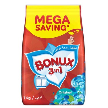 Bonux High Set Detergent Powder Mega Box, 7kg