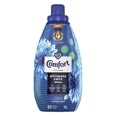 Comfort Blue Love Concentrated Iris And Jasmine Fabric Softener 1L