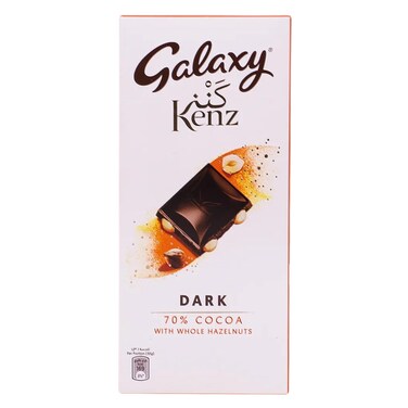 Galaxy Kenz Hazelnut Dark Chocolate Bar 90g