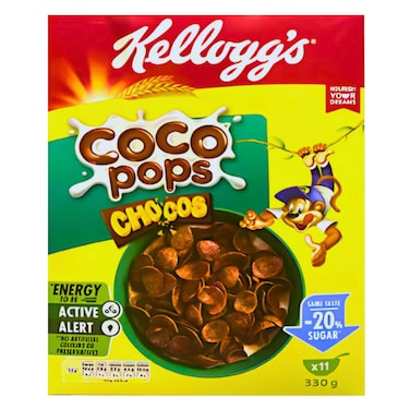 Kellogg's Coco Pops Chocos Cereal 330g @Special Price