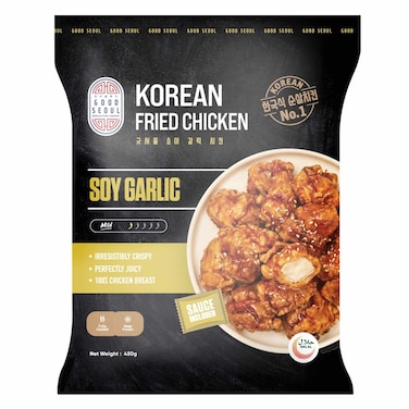 Good Seoul Frozen Soy Garlic Korean Fried Chicken 450g