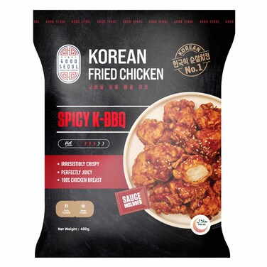 Good Seoul Frozen Spicy K-BBQ Korean Fried Chicken 450g