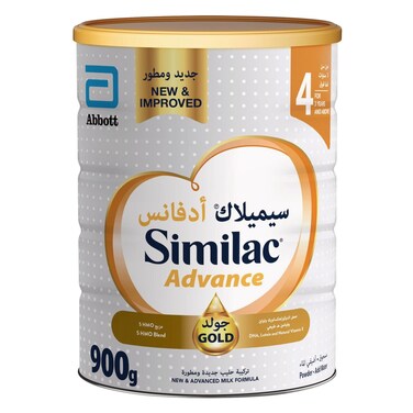Similac Advance Gold Formula Milk Powder Stage 4 3+ Years 900g
