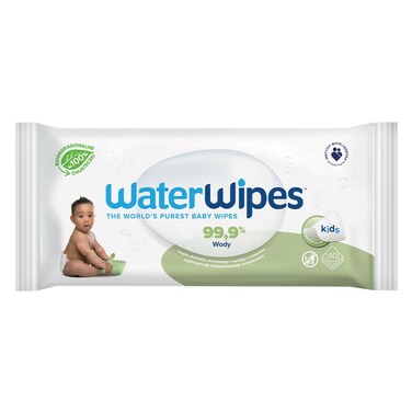 WaterWipes Soapberry Extract Baby Wipes 60 Pieces