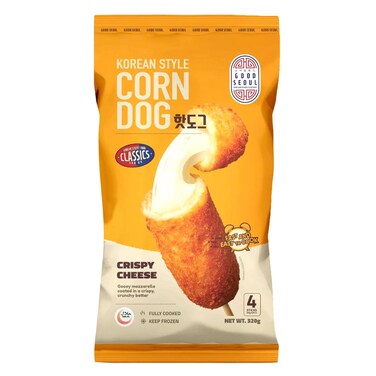Good Seoul Crispy Cheese Korean Style Corn Dog 320g