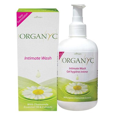 Organyc Chamomile Essential Oil Intimate Wash 250ml