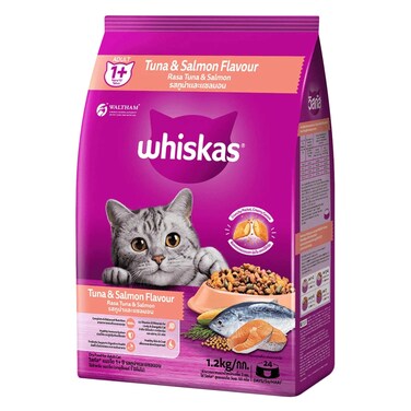 Whiskas Tuna And Salmon Adult Cat Food 1.2Kg
