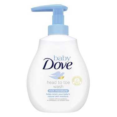 Dove Baby Rich Moisture Head To Toe Body Wash 200ml