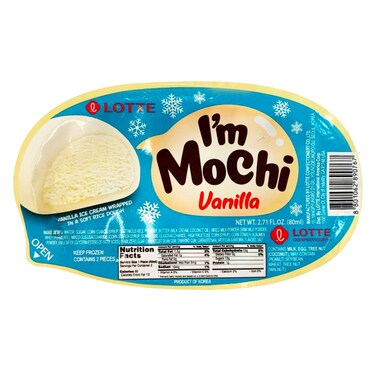 Lotte I'm Mochi Vanilla Ice Cream 80ml