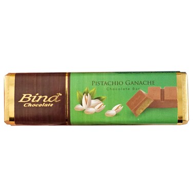 Bind Chocolate Pistachio Ganashe Chcolate Bar, 40g