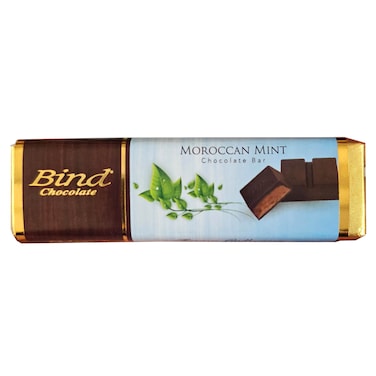 Bind Chocolate Chocolate Moroccan Mint Chocolate Bar, 40g