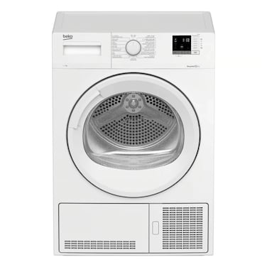 Beko Tumble Dryer, Condenser, 7 kg, 15 Programmes, Time Delay Indicator, Digital Display, DC7W