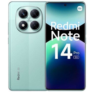 Redmi Note 14 Pro 5G (8GB RAM + 256GB Memory) - Coral Green