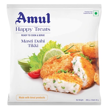 Amul Happy Treats Masti Dahi Tikki 300G