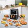 Black+Decker AF5800-B5 Digital Air Fryer 1800 Watt - Black