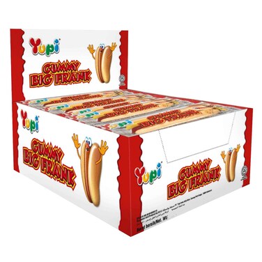 Yupi Big Frank Gummy 28G X Pack Of 24