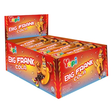 Yupi Big Frank Cola Gummy 28G X Pack Of 24