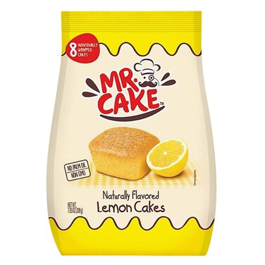 Mr. Brownie Lemon Brownie Cakes 200G (8 Pieces)