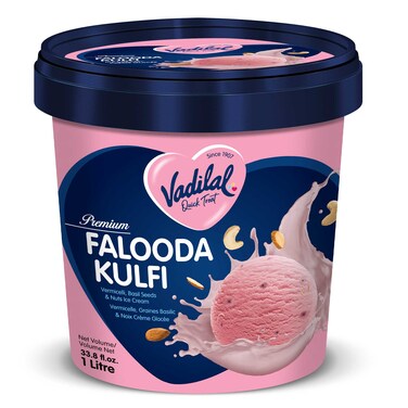 Vadilal Falooda Kulfi Ice Cream 1L