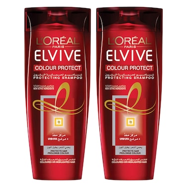 L'Oreal Paris Elvive Color Protect Shampoo 400Ml X Pack Of 2